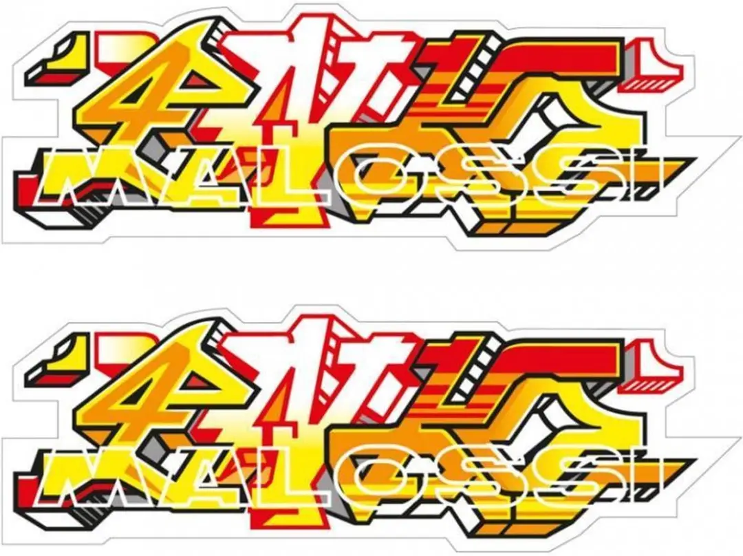 stickers malossi voor muur auto enko4 / per paar nieuw