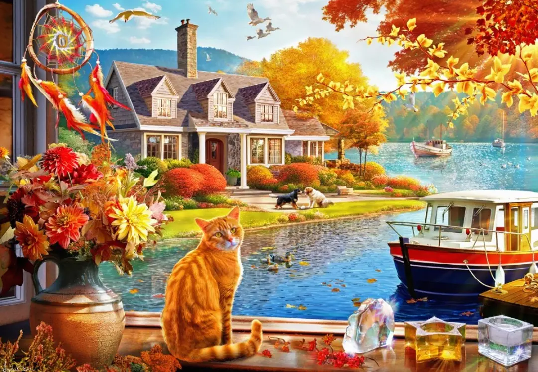 Bluebird Puzzle legpuzzel Crisp Fall View