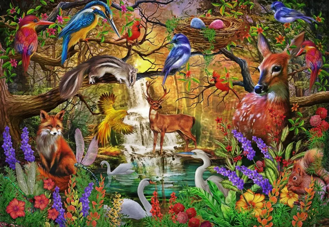 Bluebird Puzzle legpuzzel Golden Forest