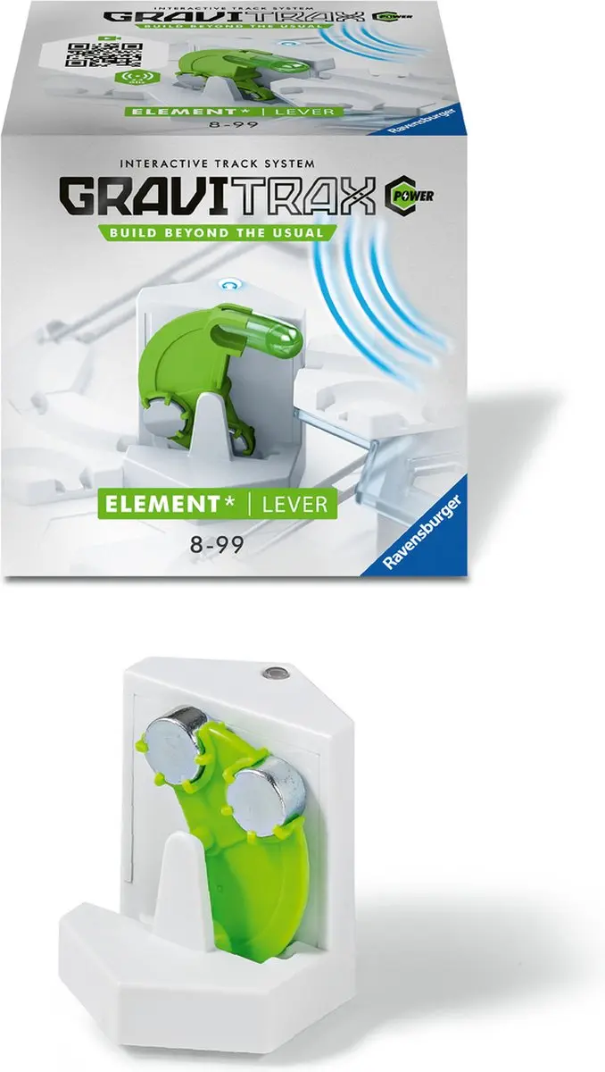 GraviTrax Power Lever - Knikkerbaan - 13 Onderdelen - Groen/Zwart - afbeelding 5 van 6