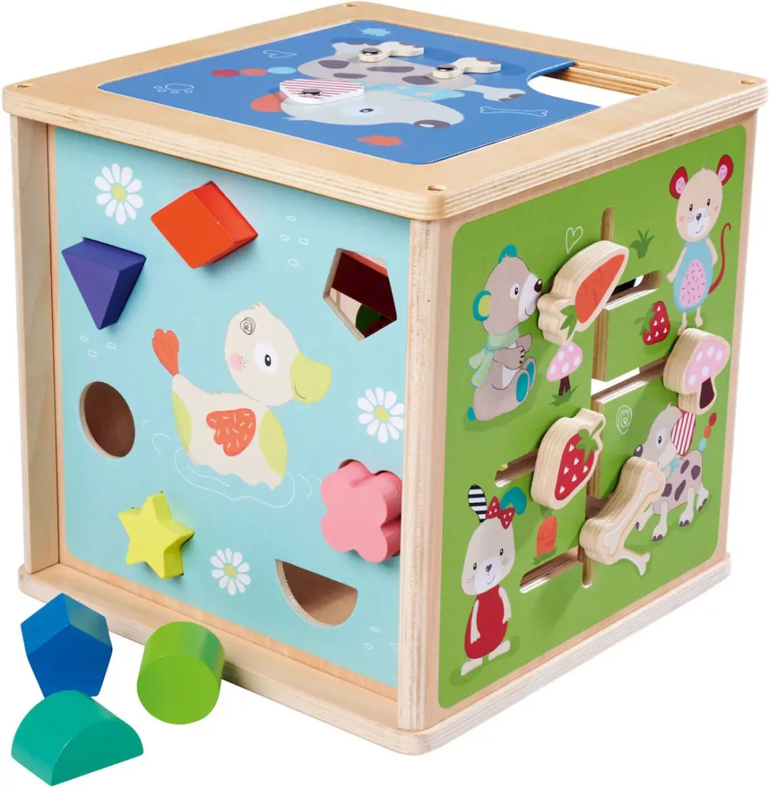 Simba Houten Activiteitenbox - Meerkleurig - afbeelding 6 van 6