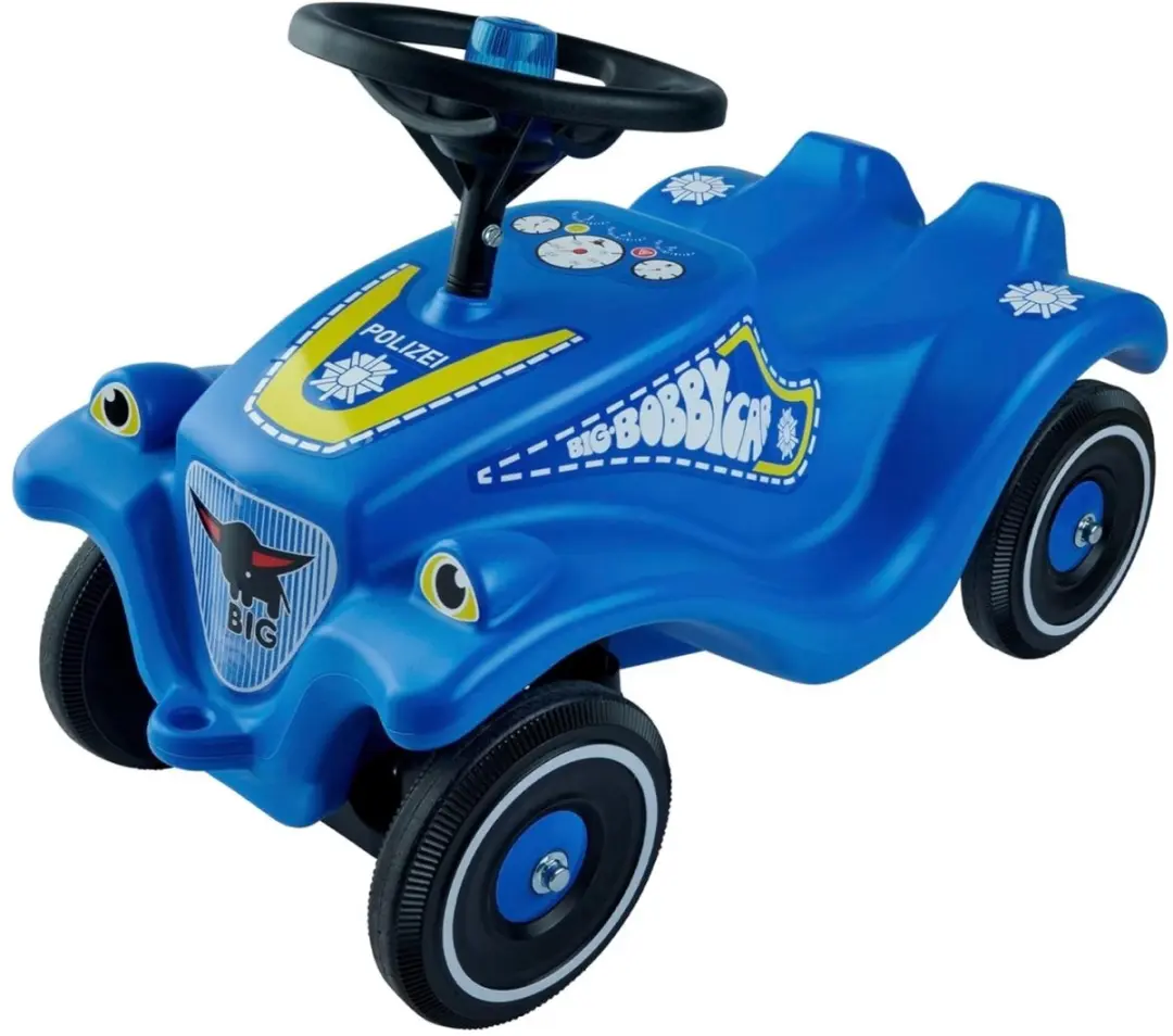 BIG Bobby Car Classic Politie - Blauw - afbeelding 2 van 6