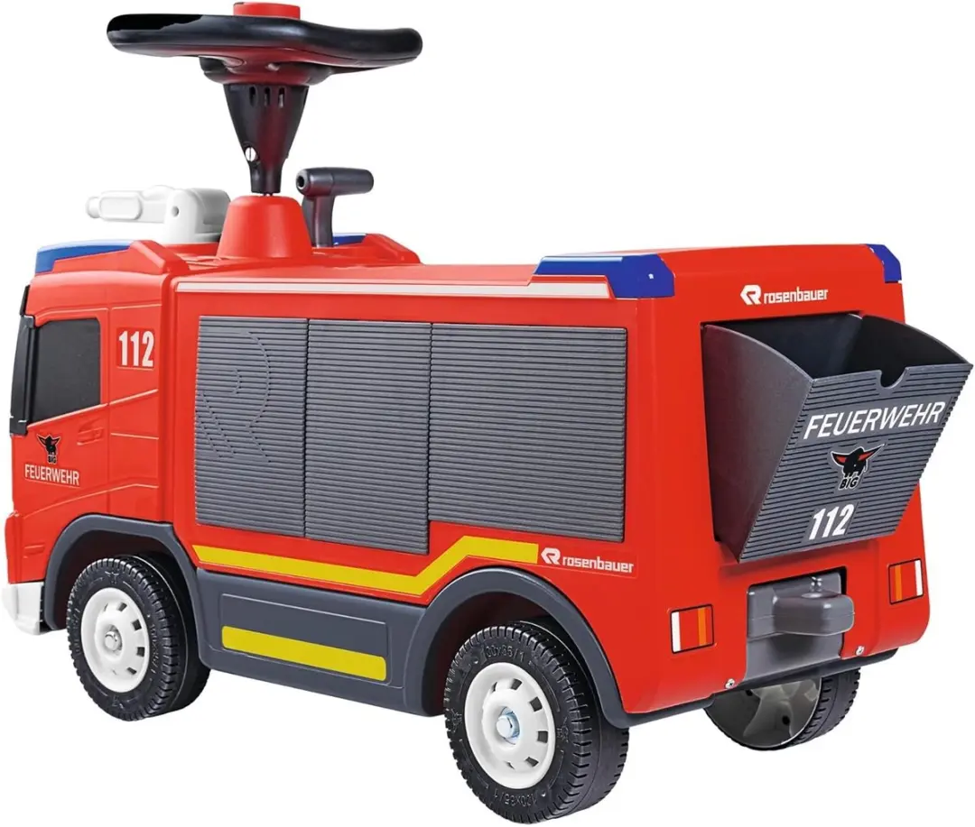 BIG Brandweerwagen Loopauto Volvo Waterspuit