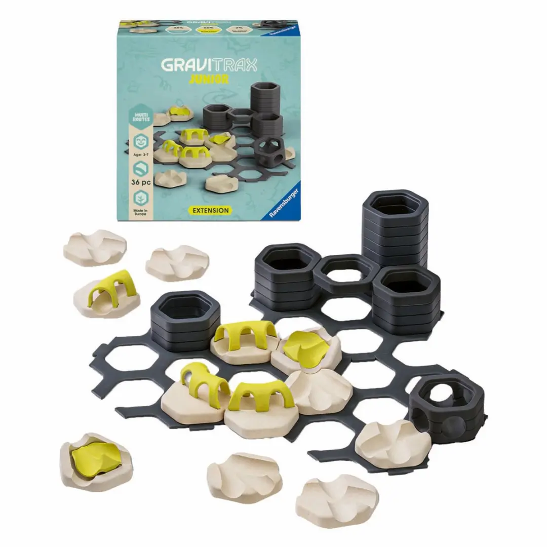 GraviTrax Junior Multi Routes Uitbreiding - 36 Stuks - Meerkleurig - afbeelding 6 van 6