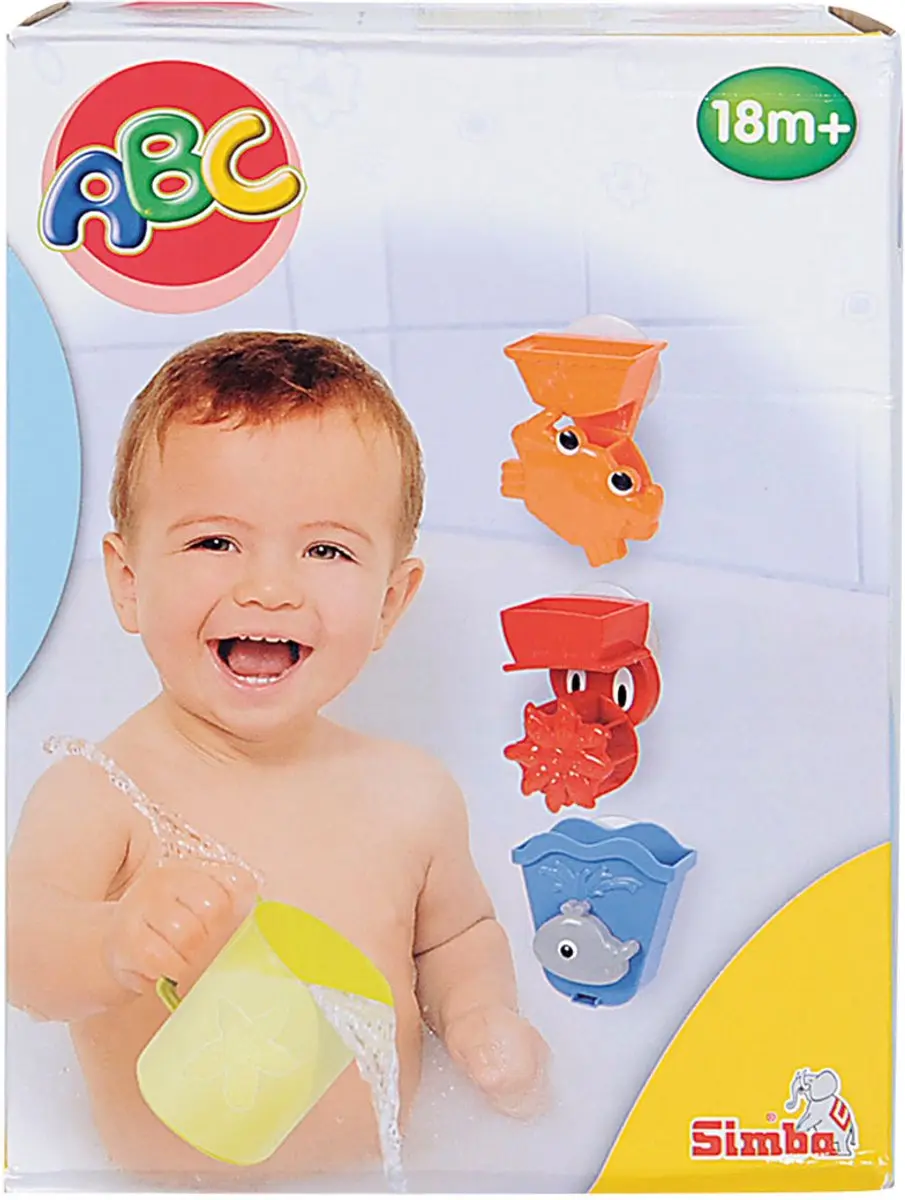 Simba ABC Bath Play Set 104019578 - Meerkleurig - afbeelding 4 van 6