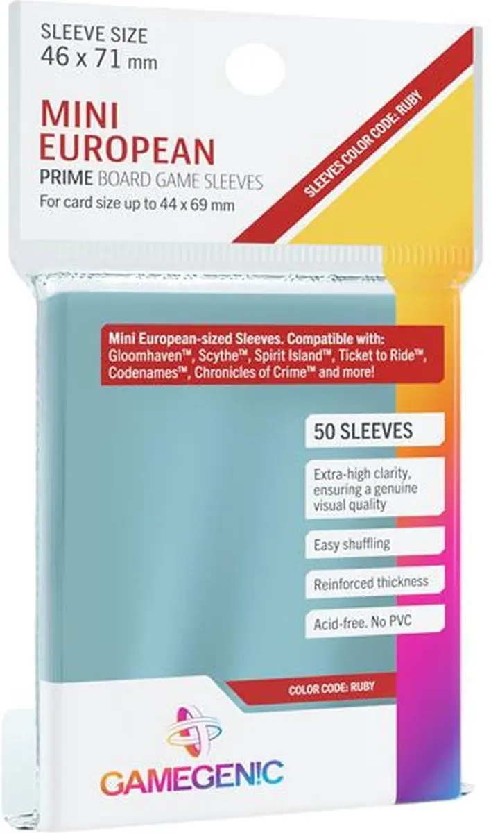 Gamegenic Prime Board Game Sleeves GG1011