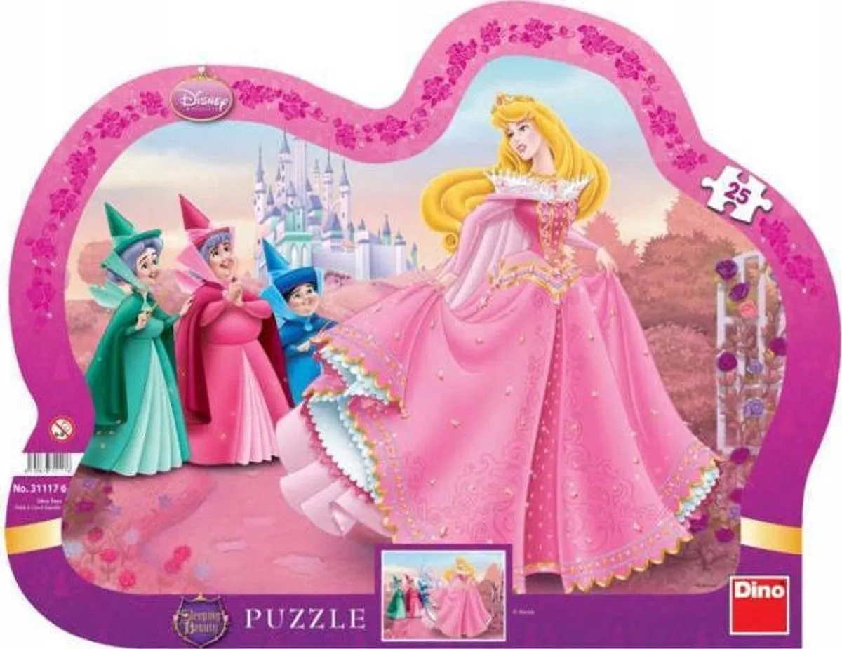 Disney Prinses Slaap Beauty Puzzel 25 Stuks