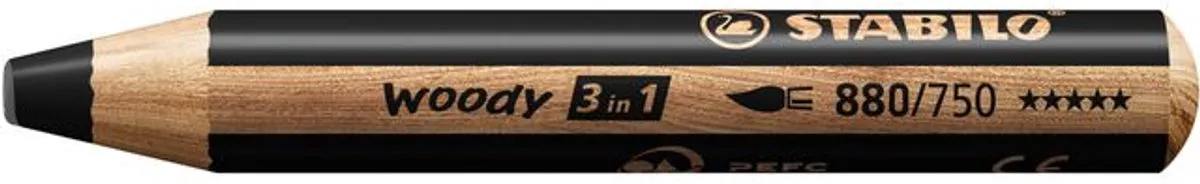 STABILO Woody 3-in-1 Multitalent Potlood - 5 Stuks