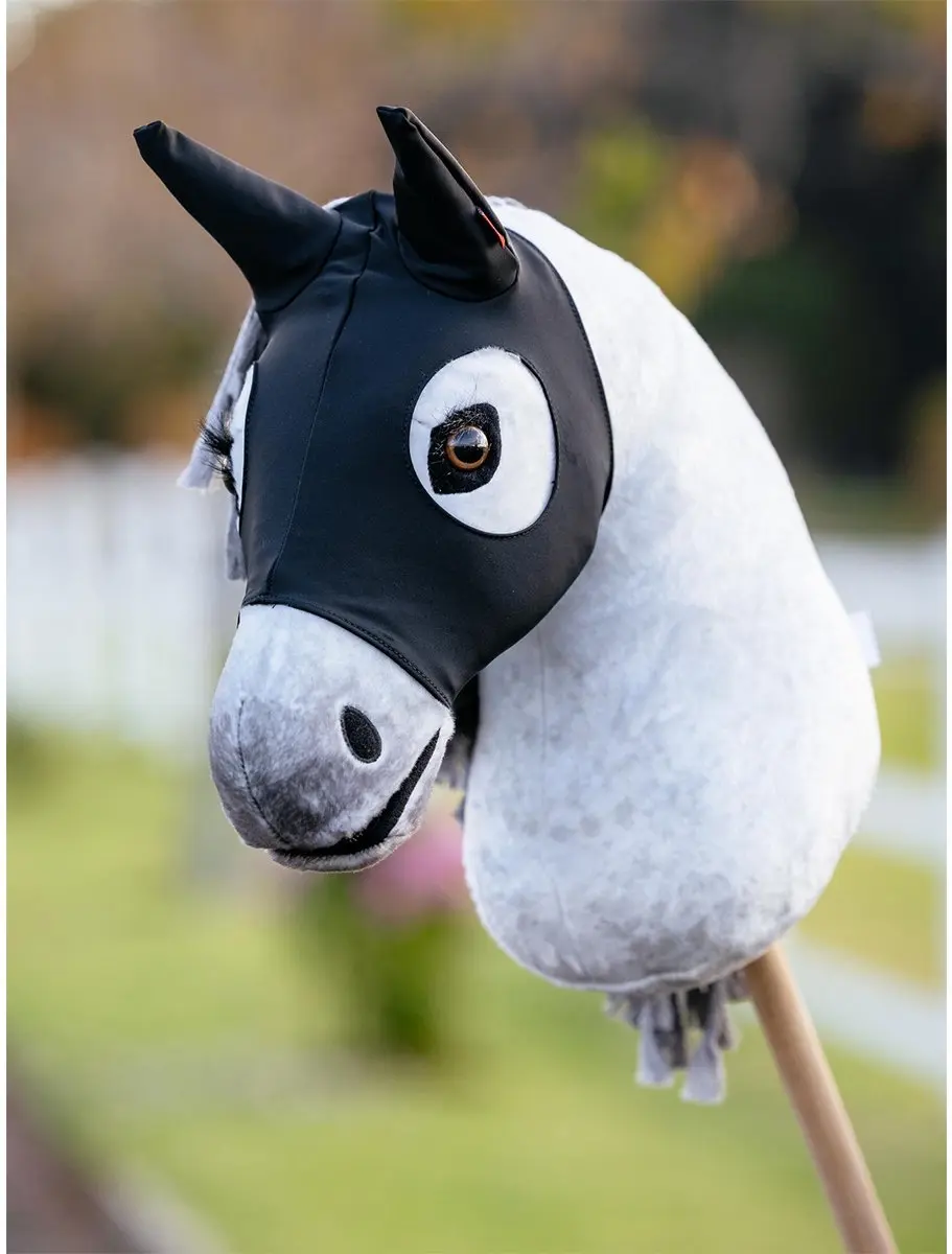 LeMieux Hobby Horse Stay Calm Mask - Zwart - afbeelding 2 van 4