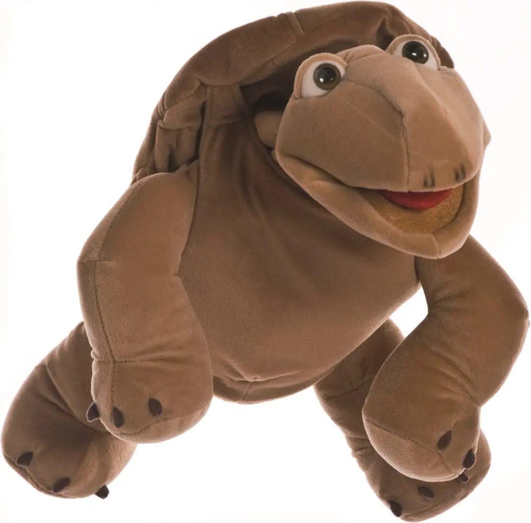Living Puppets handpop Sammie de schildpad lengte 54cm
