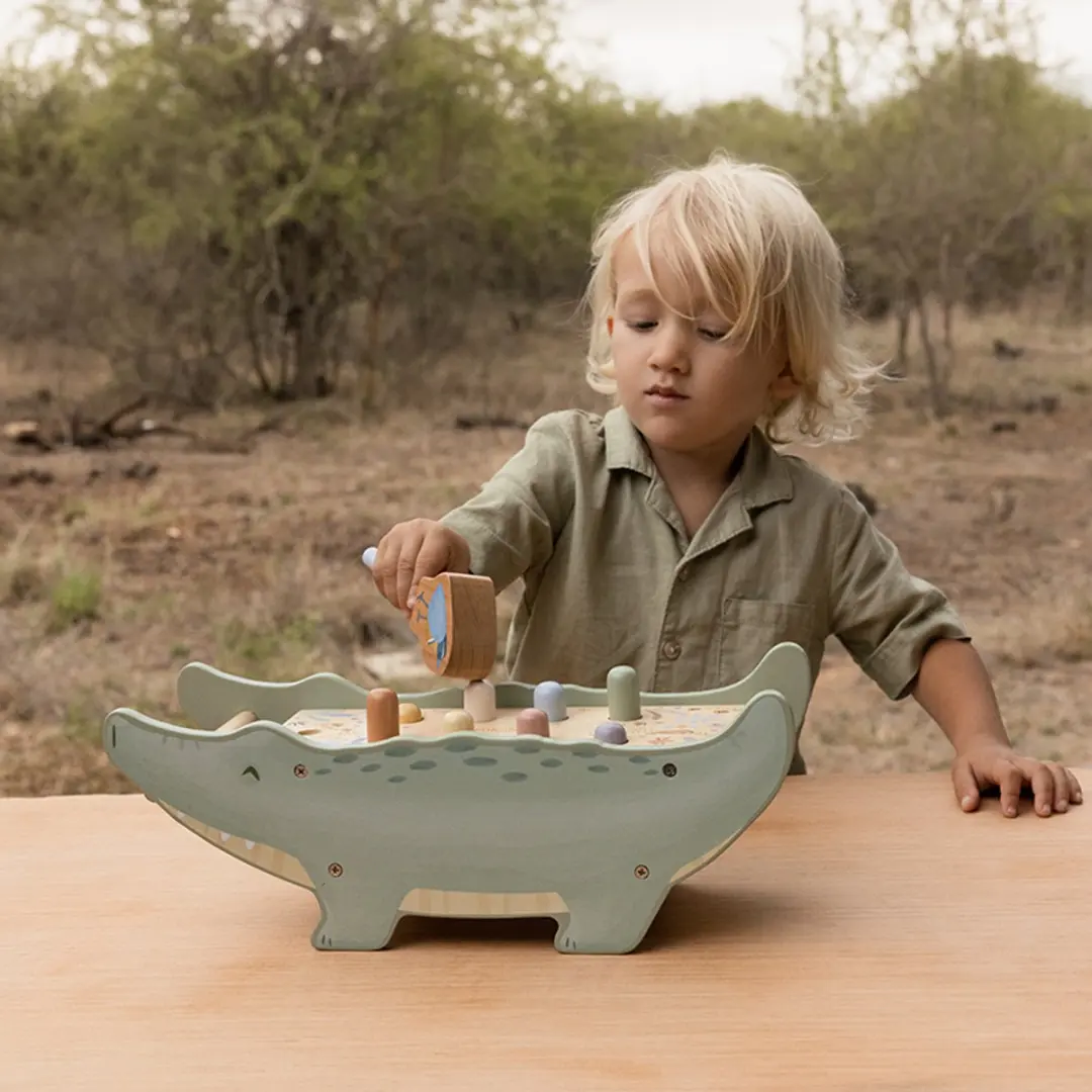 Little Dutch Hamerbank Safari Friends LD7446 - Groen