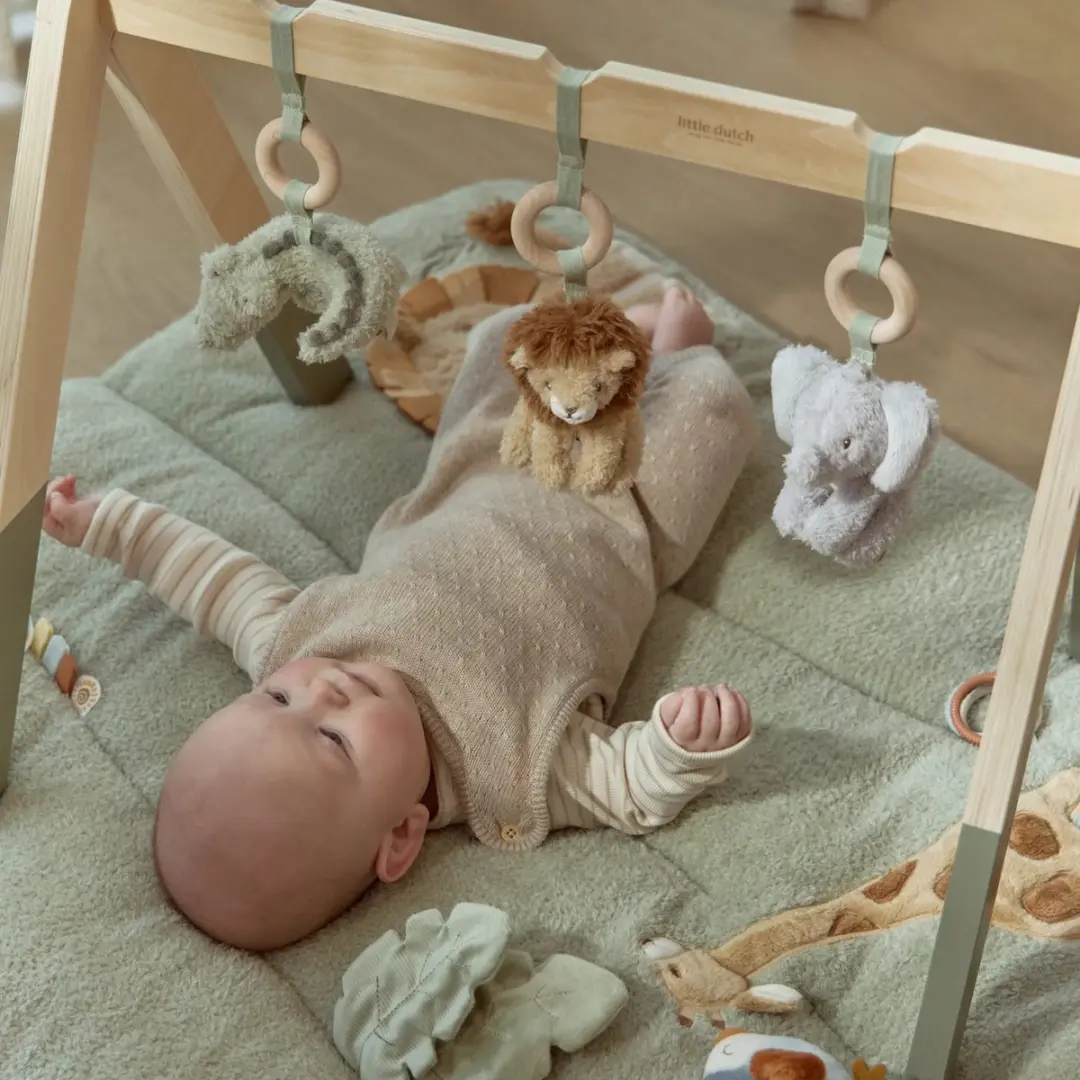 Little Dutch Safari Friends Babygym - 3 Speelelementen - Multicolor - afbeelding 5 van 6