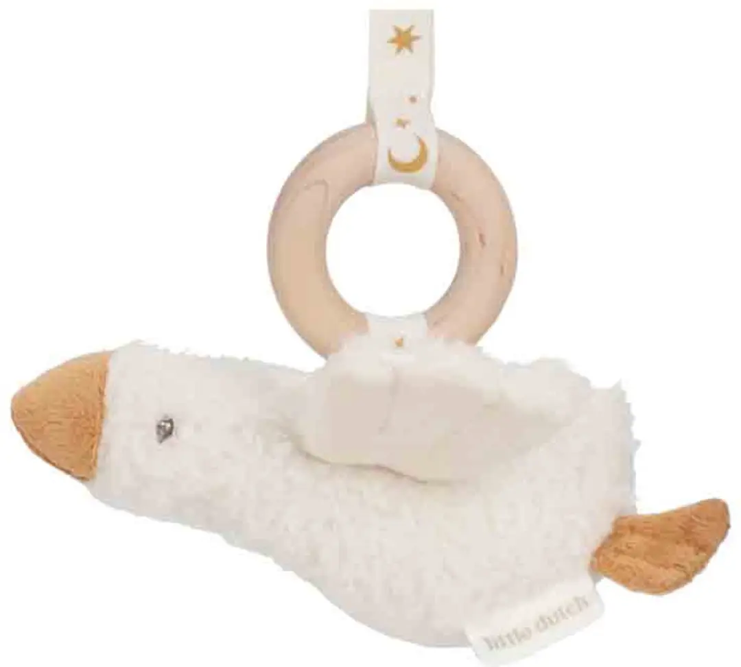 Little Dutch Newborn Naturals Babygym - 3 Speelelementen - Hout naturel - afbeelding 5 van 6