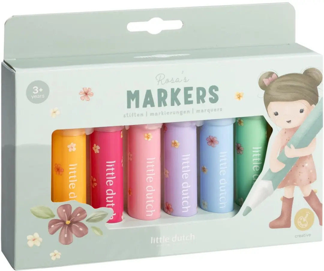 Little Dutch viltstiften Rosa & Friends
