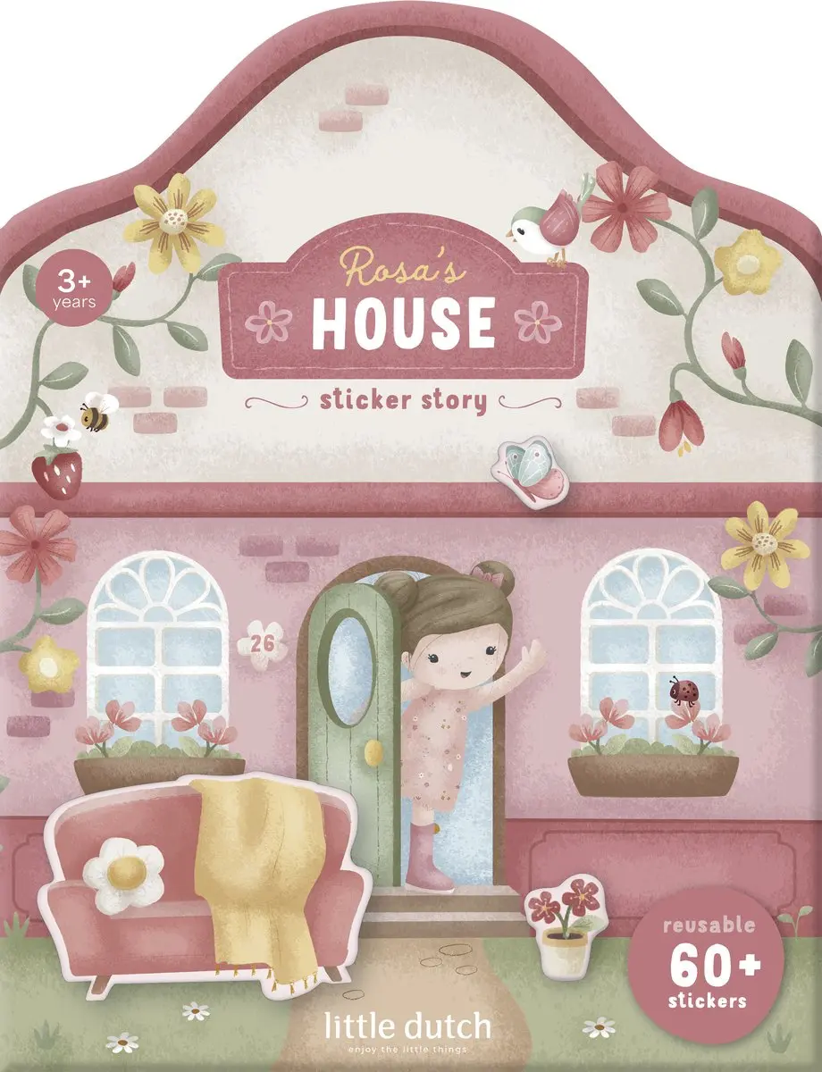 Little Dutch Rosa & Friends Herbruikbare Stickerspeelset