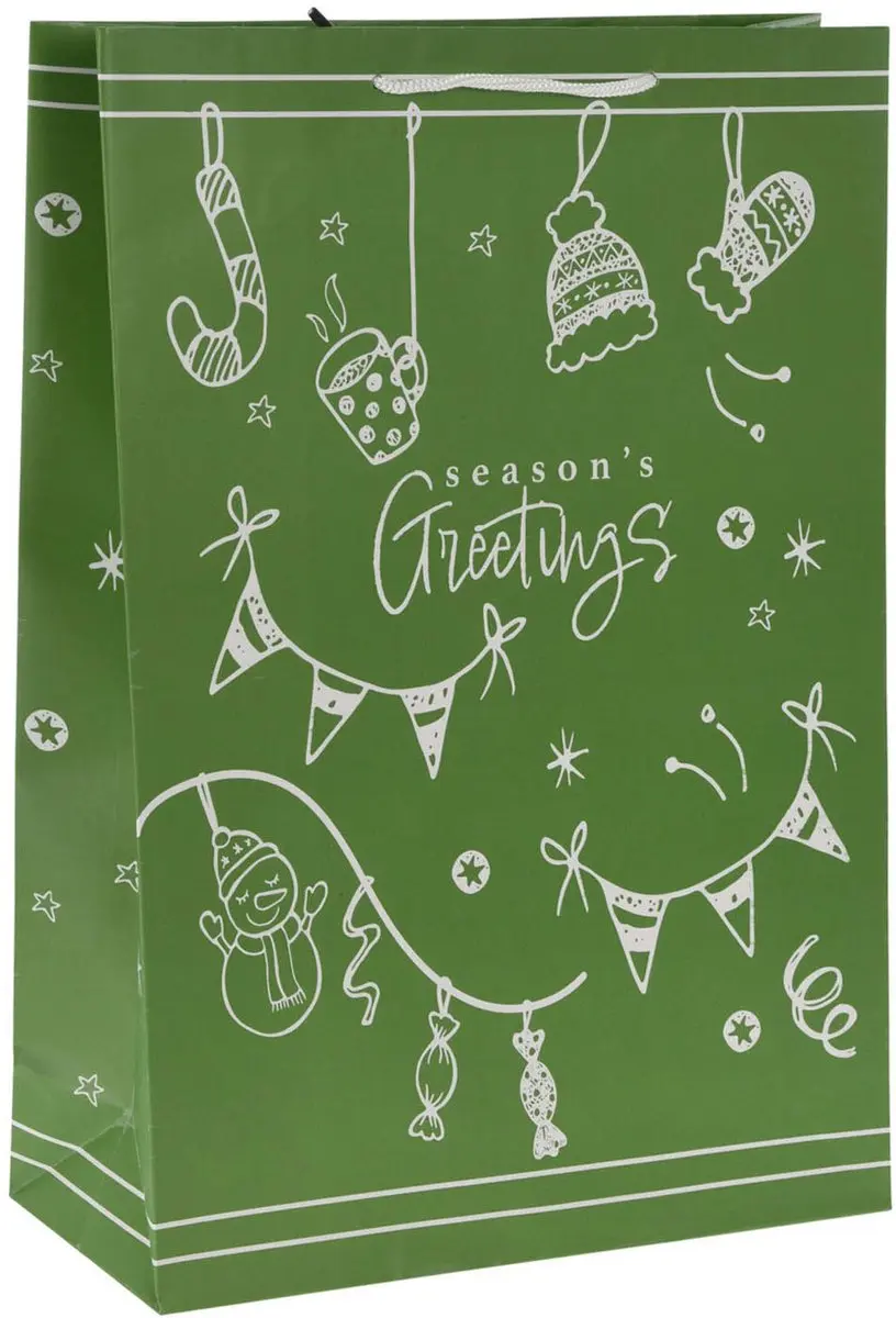 Cadeautasje kerst geschenktasjes multicolor 24 stuks cadeauzakjes.