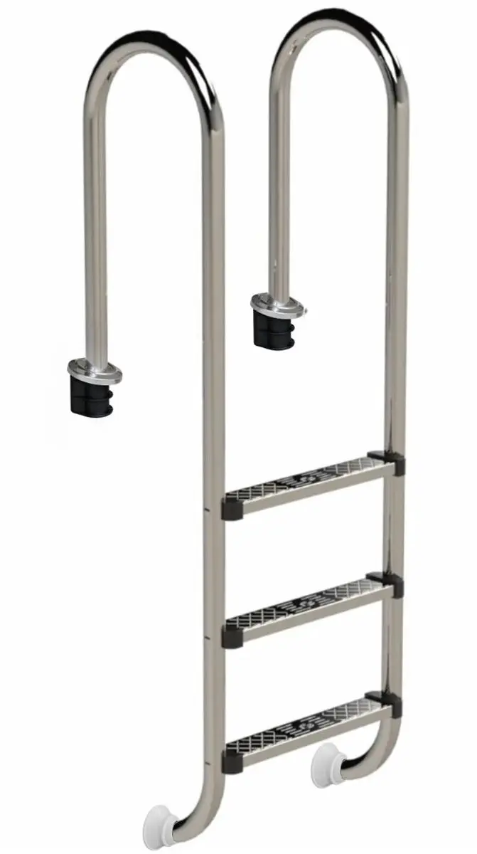 W'eau Muro RVS Zwembadtrap 3 Treden AISI 304