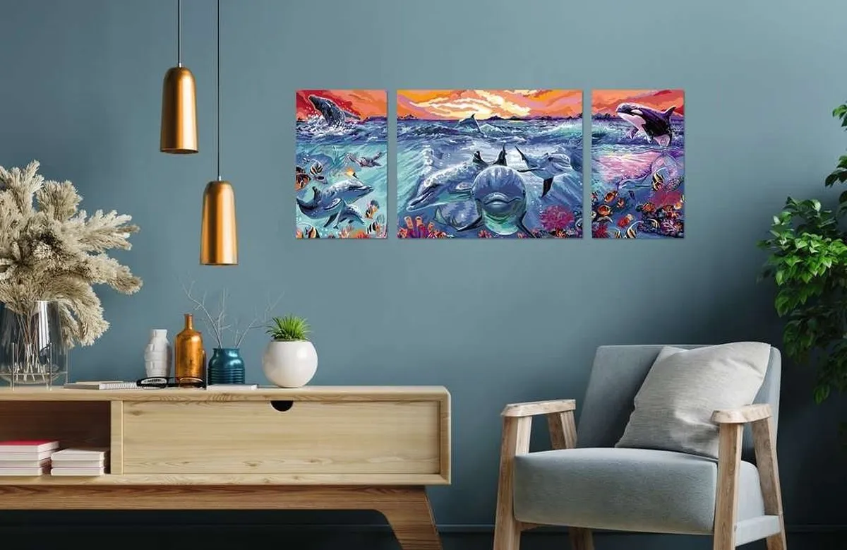 Ravensburger Dolphins at Sunset Puzzle - 1000 Stukken - Multicolor