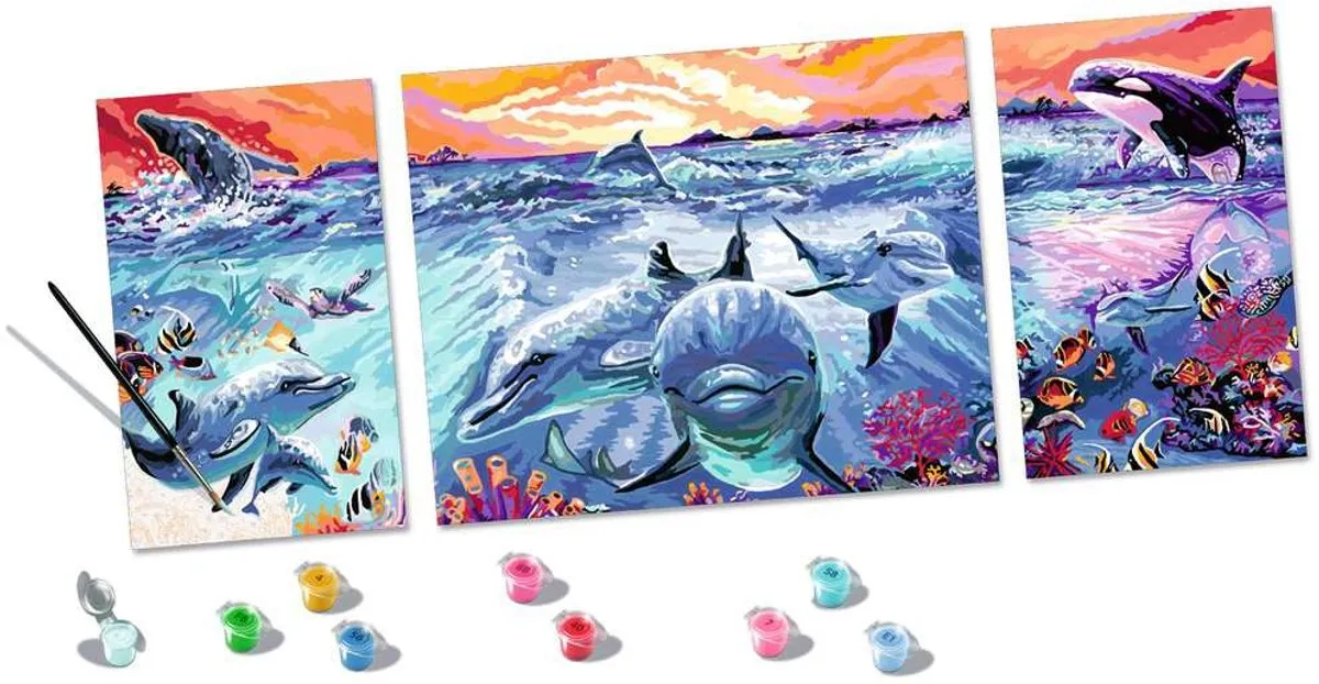 Ravensburger Dolphins at Sunset Puzzle - 1000 Stukken - Multicolor