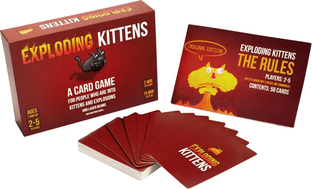 Exploding Kittens Original Edition EKG-ORG1-1 Kaartspel - 2-5 Spelers