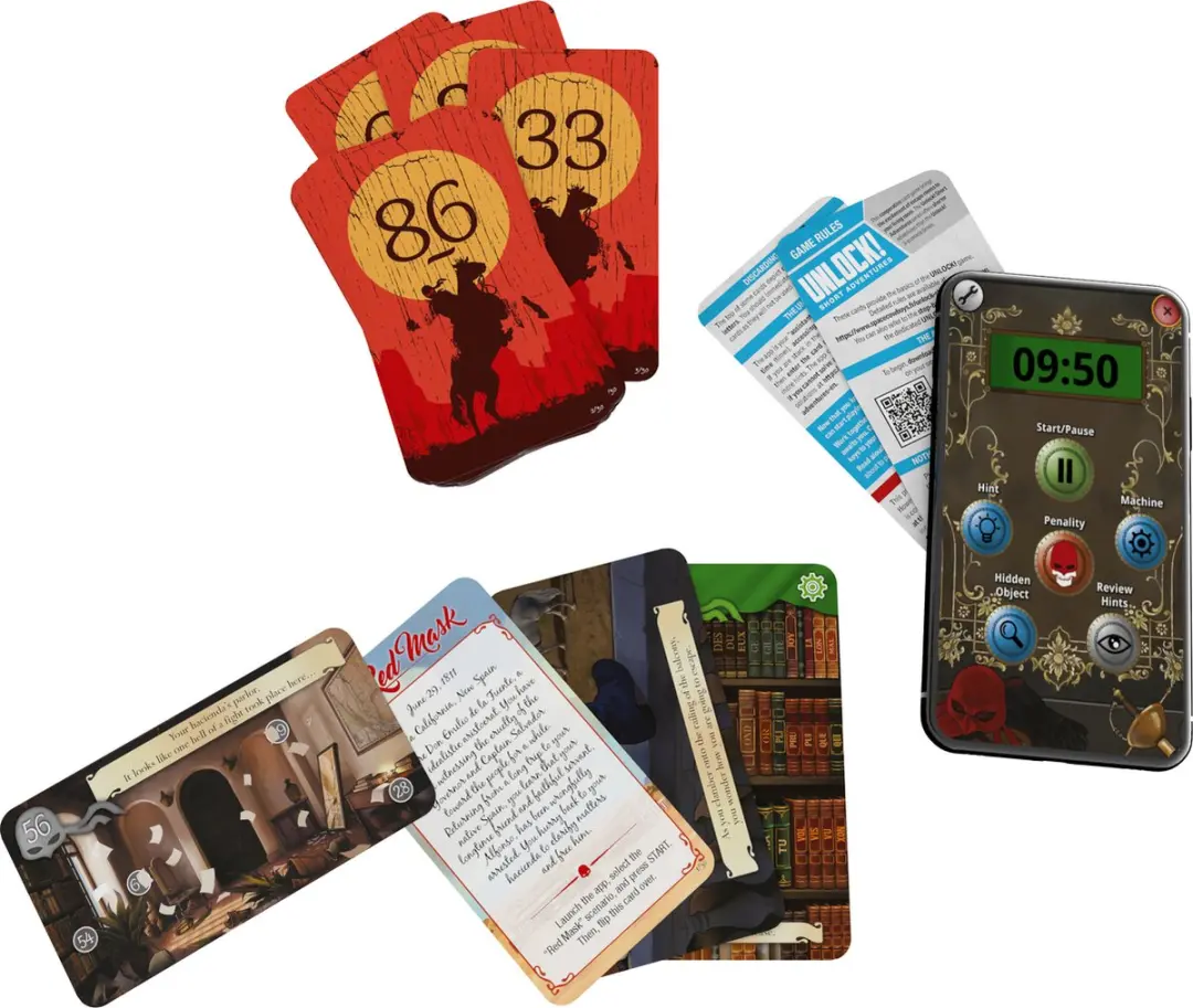 Space Cowboys Unlock! Korte Avonturen Roodmasker Kaartspel