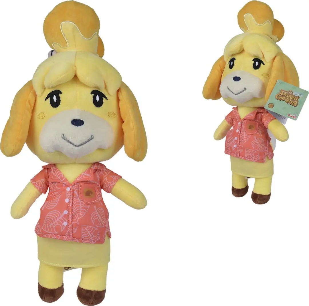 Simba Animal Crossing Isabelle Pluche Knuffel 40cm - Isabelle - afbeelding 2 van 4