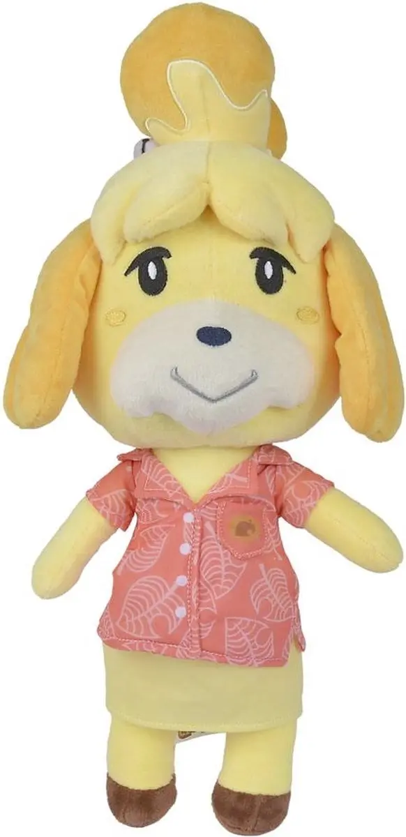 Simba Animal Crossing Isabelle Pluche Knuffel 40cm - Isabelle - afbeelding 4 van 4