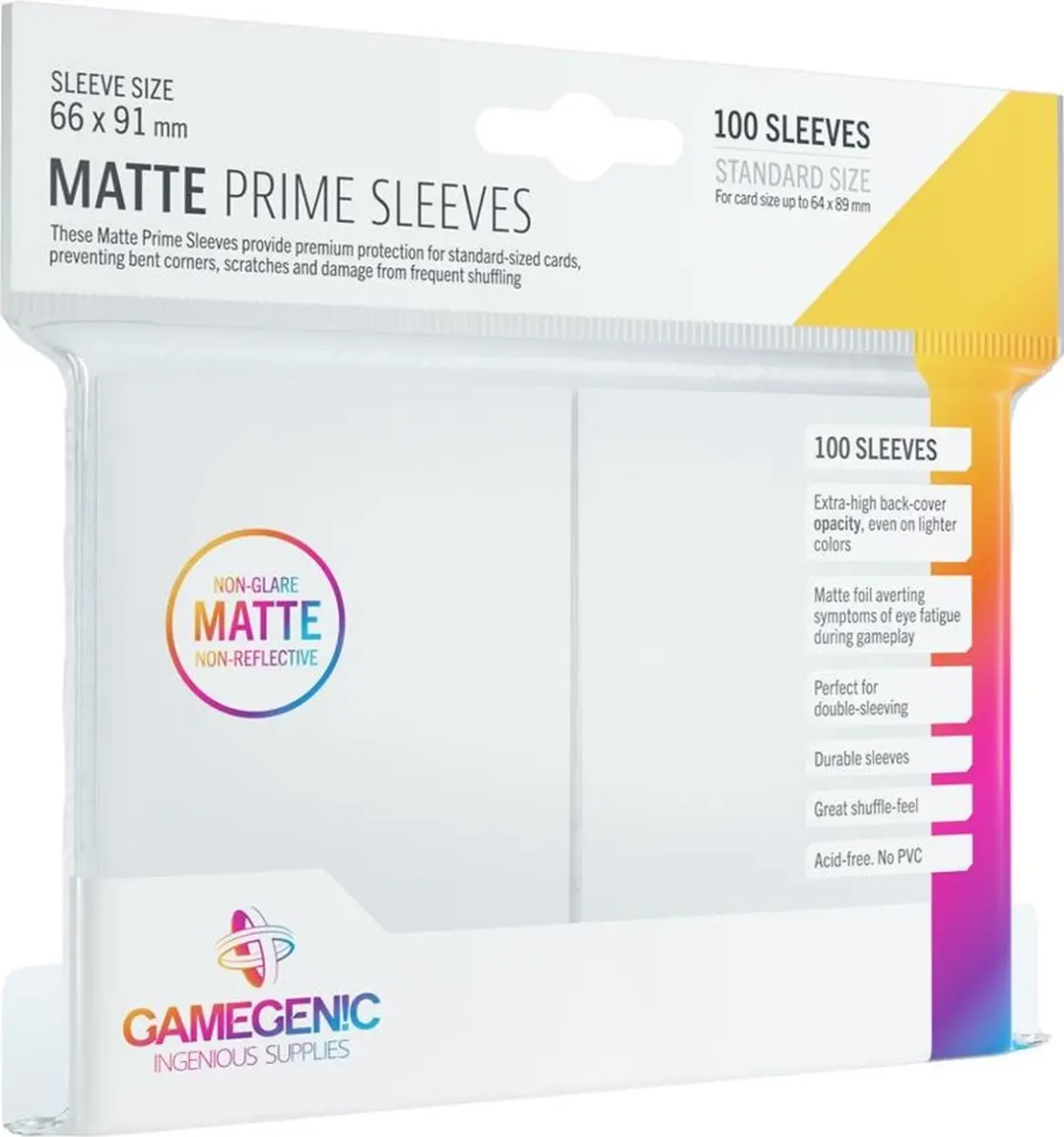 Gamegenic Prime Sleeves GGS10029ML