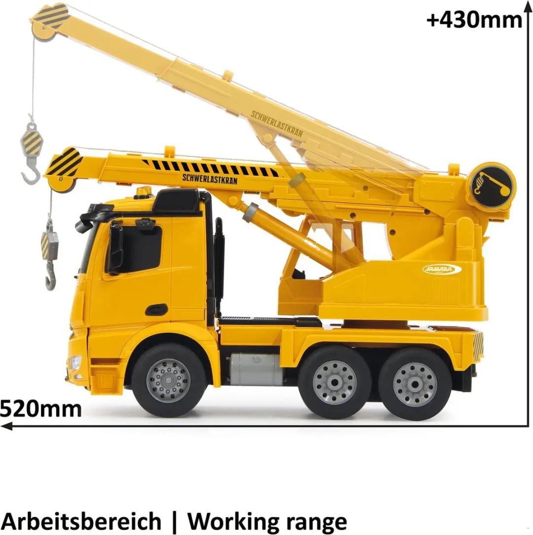 Jamara RC Kraanwagen Mercedes-Benz Arocs 404950 - 1:20 - Multi - afbeelding 6 van 6