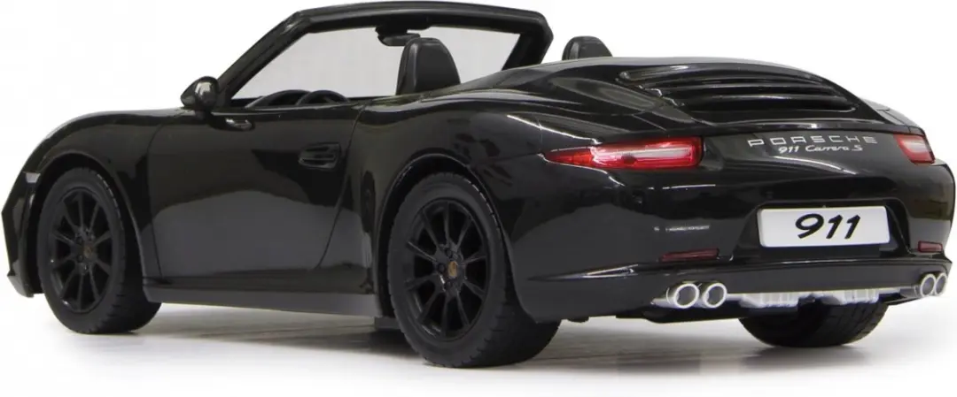 Jamara Porsche 911 Carrera S Bestuurbare Auto - 6x 9V/AA - Zwart - afbeelding 6 van 6