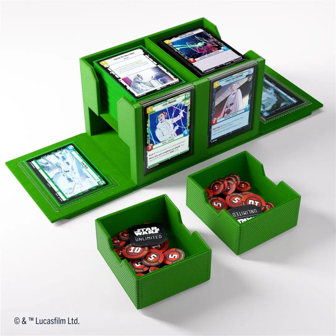 Gamegenic Star Wars Unlimited Double Deck Pod Green GGS20165