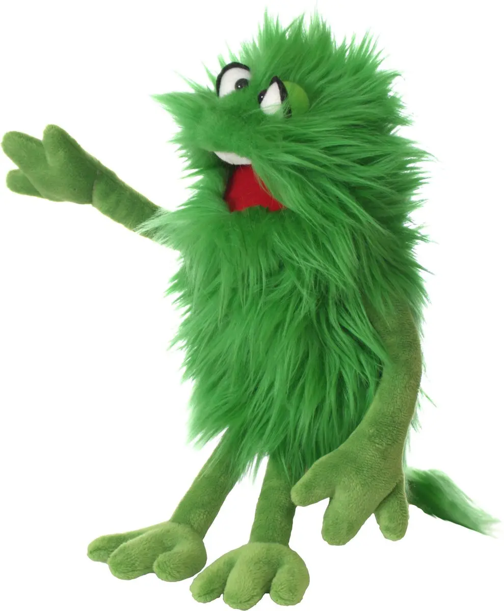 Living Puppets Monster to go Schilck W763 - Groen