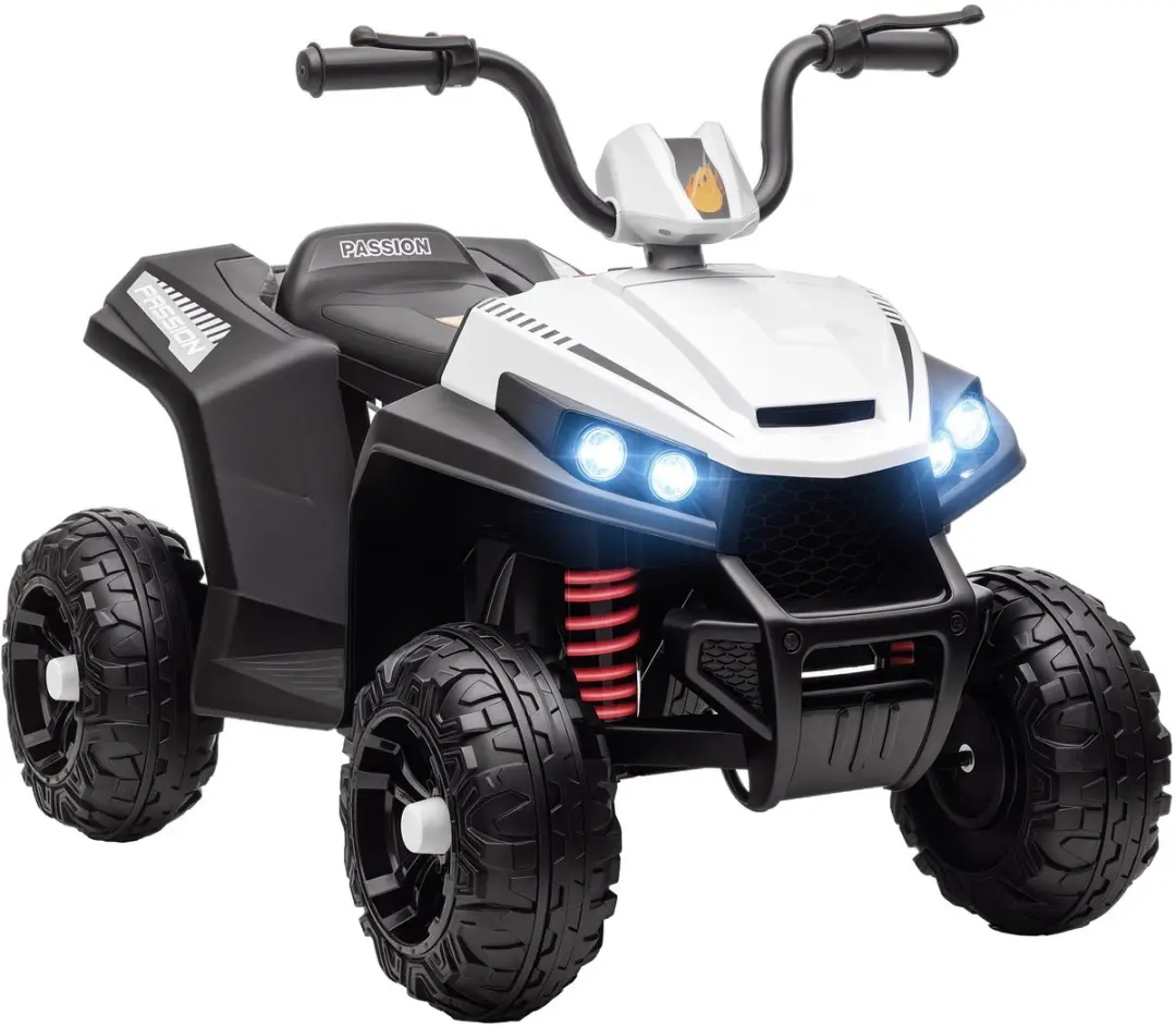 AIYAPLAY Elektrische kinderauto Kunststof, Metaal 85L x 55,5B x 62H cm Wit