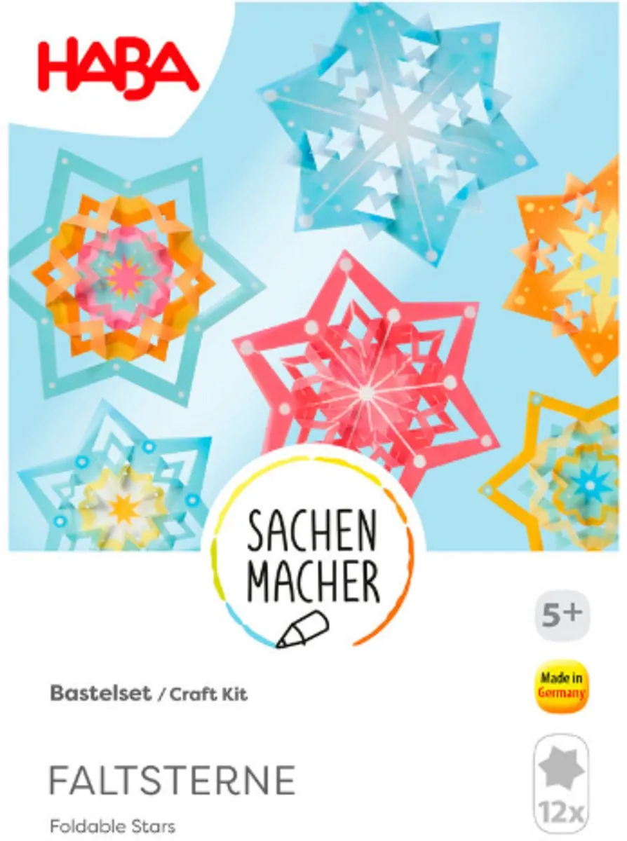 Haba Knutselpakket Maak Je Eigen Sterren - Multicolor - afbeelding 4 van 4