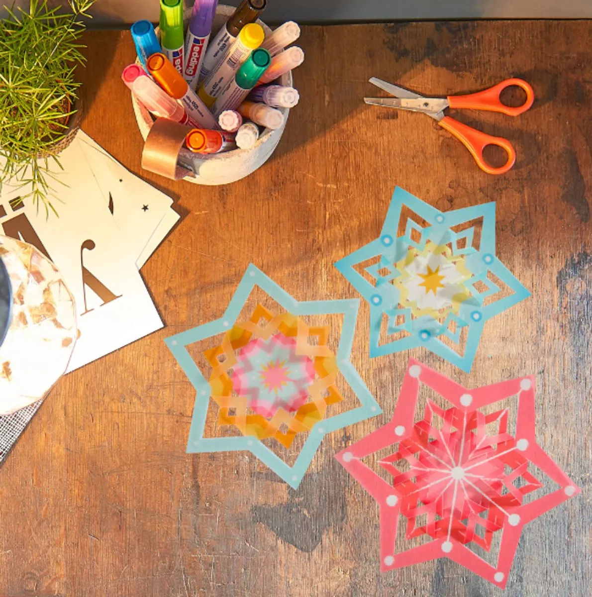 Haba Knutselpakket Maak Je Eigen Sterren - Multicolor - afbeelding 3 van 4