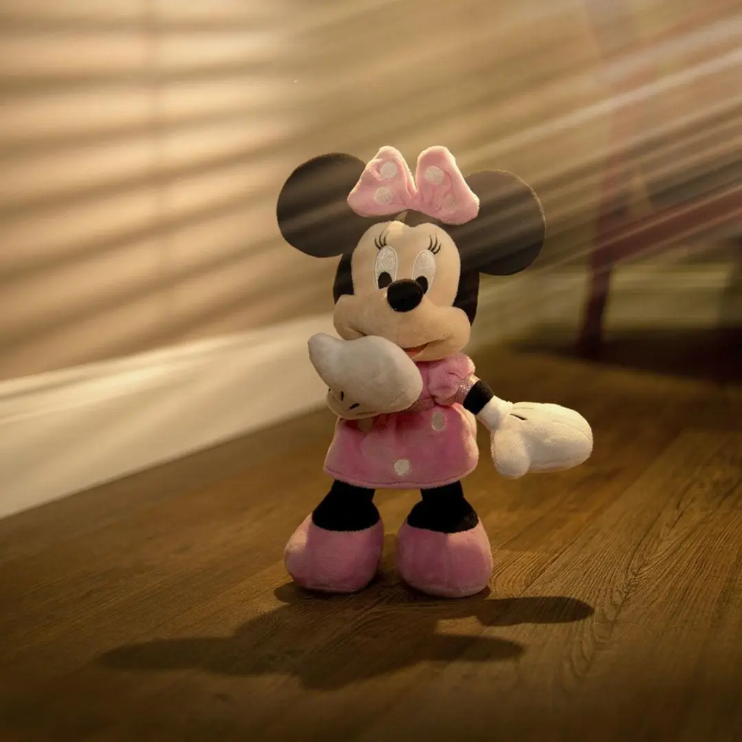 Simba Disney Minnie Mouse Pluche Knuffel - 25cm - Rood