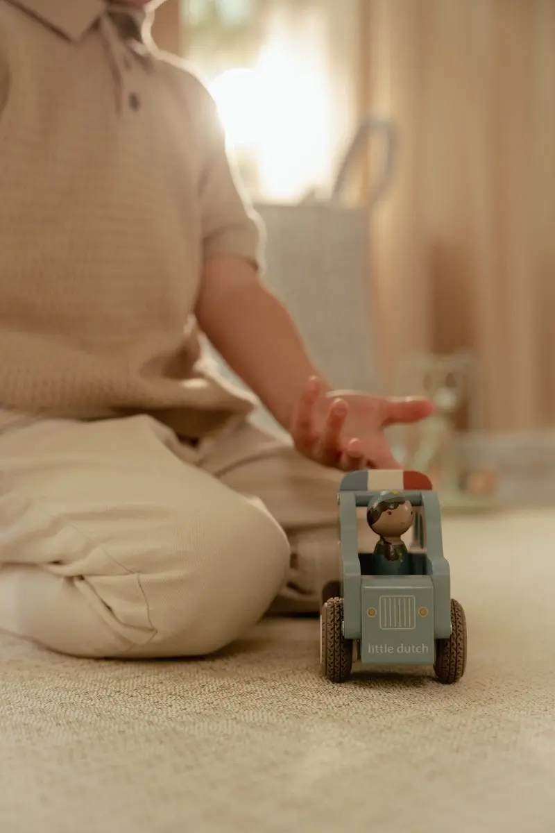 Little Dutch Politiewagen met Peg Doll - FSC - Meerkleurig
