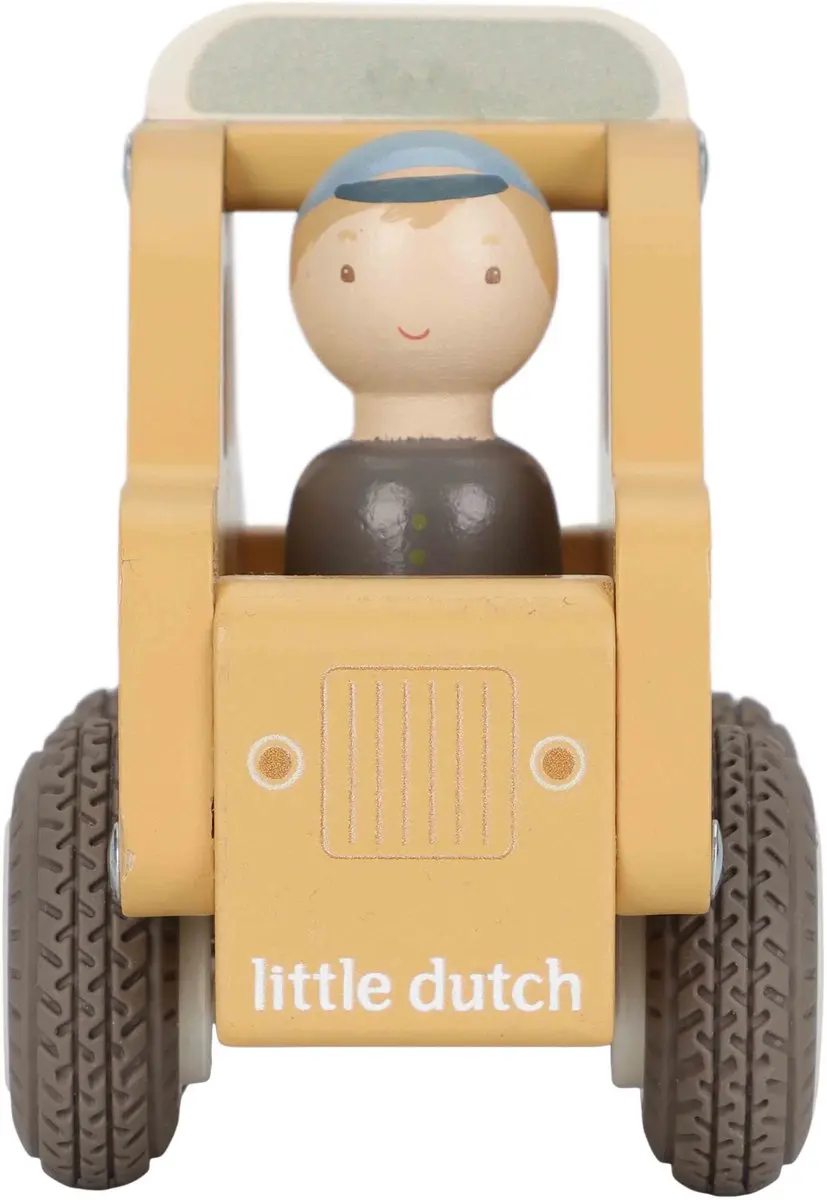 Little Dutch Houten Taxi Speelgoedauto Meerkleurig