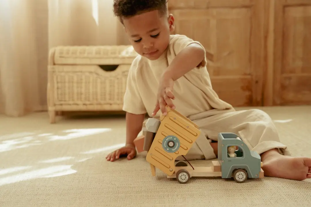 Little Dutch Houten Kiepwagen FSC - Meerkleurig