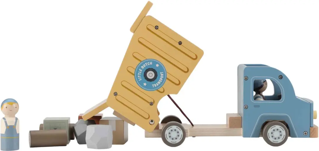 Little Dutch Houten Kiepwagen FSC - Meerkleurig