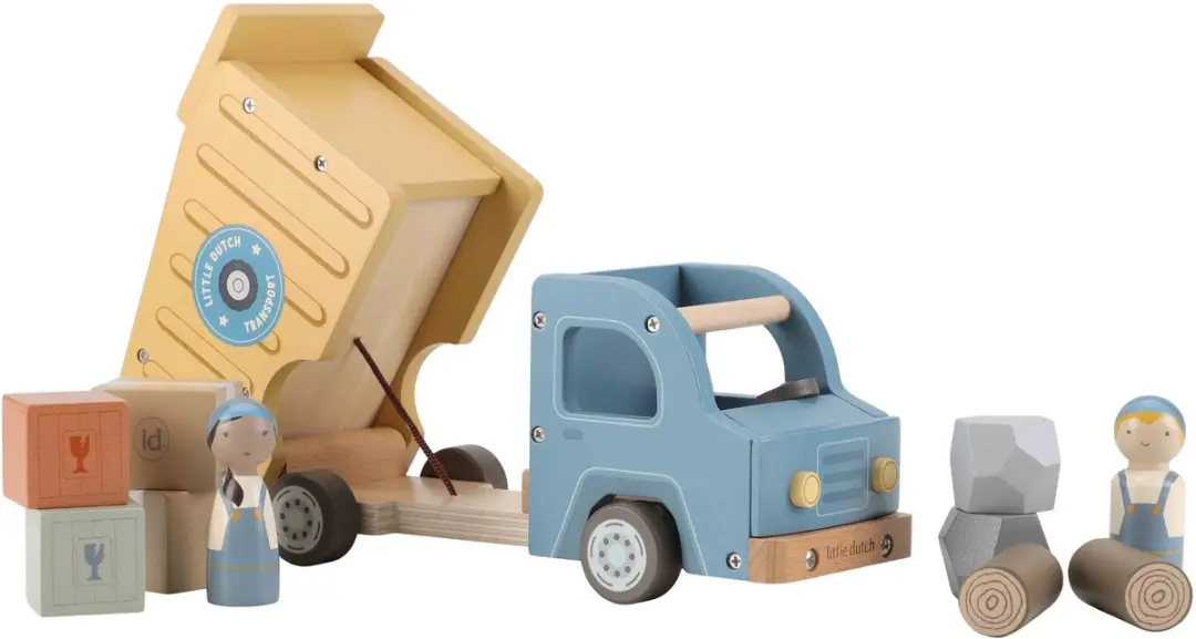 Little Dutch Houten Kiepwagen FSC - Meerkleurig
