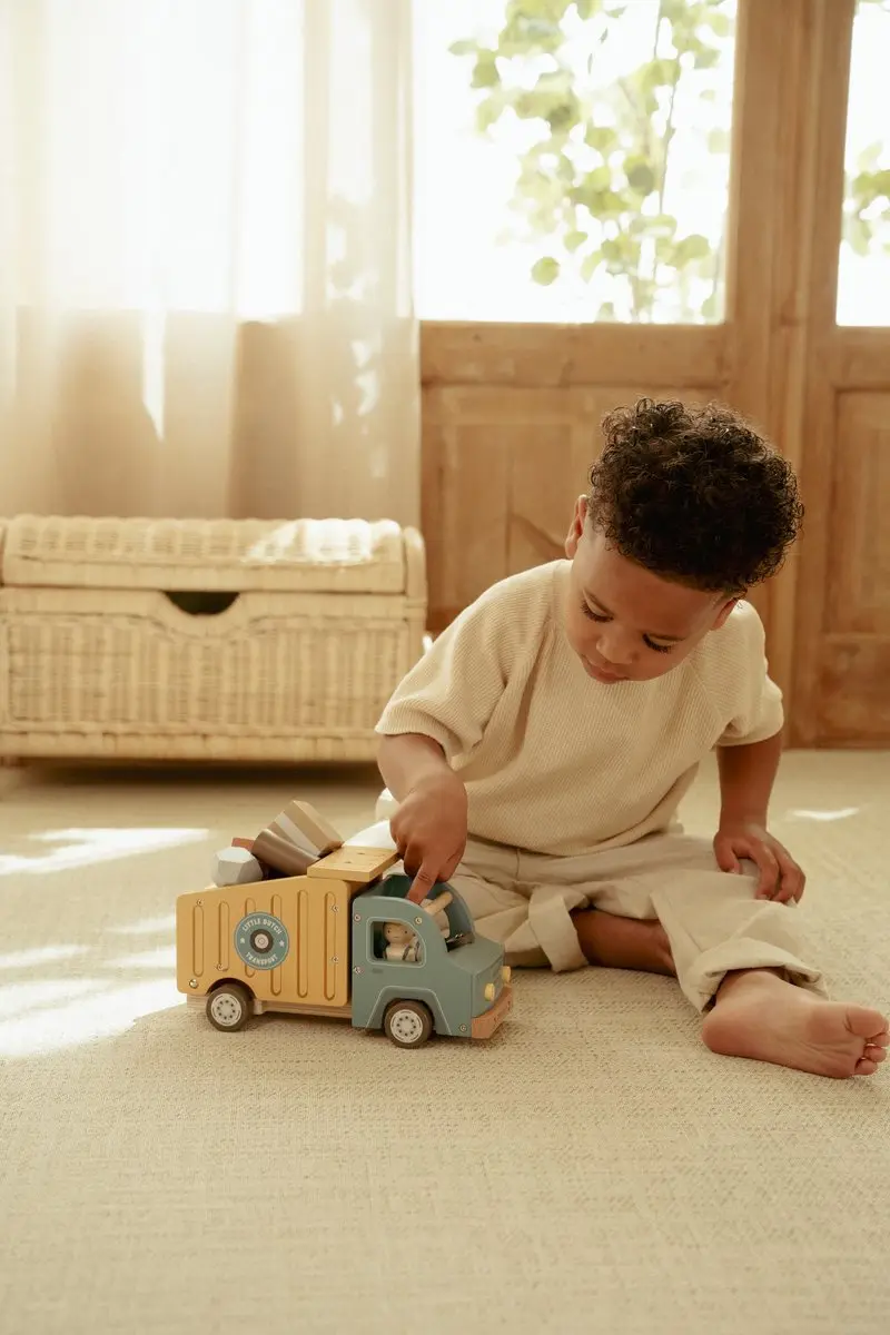 Little Dutch Houten Kiepwagen FSC - Meerkleurig