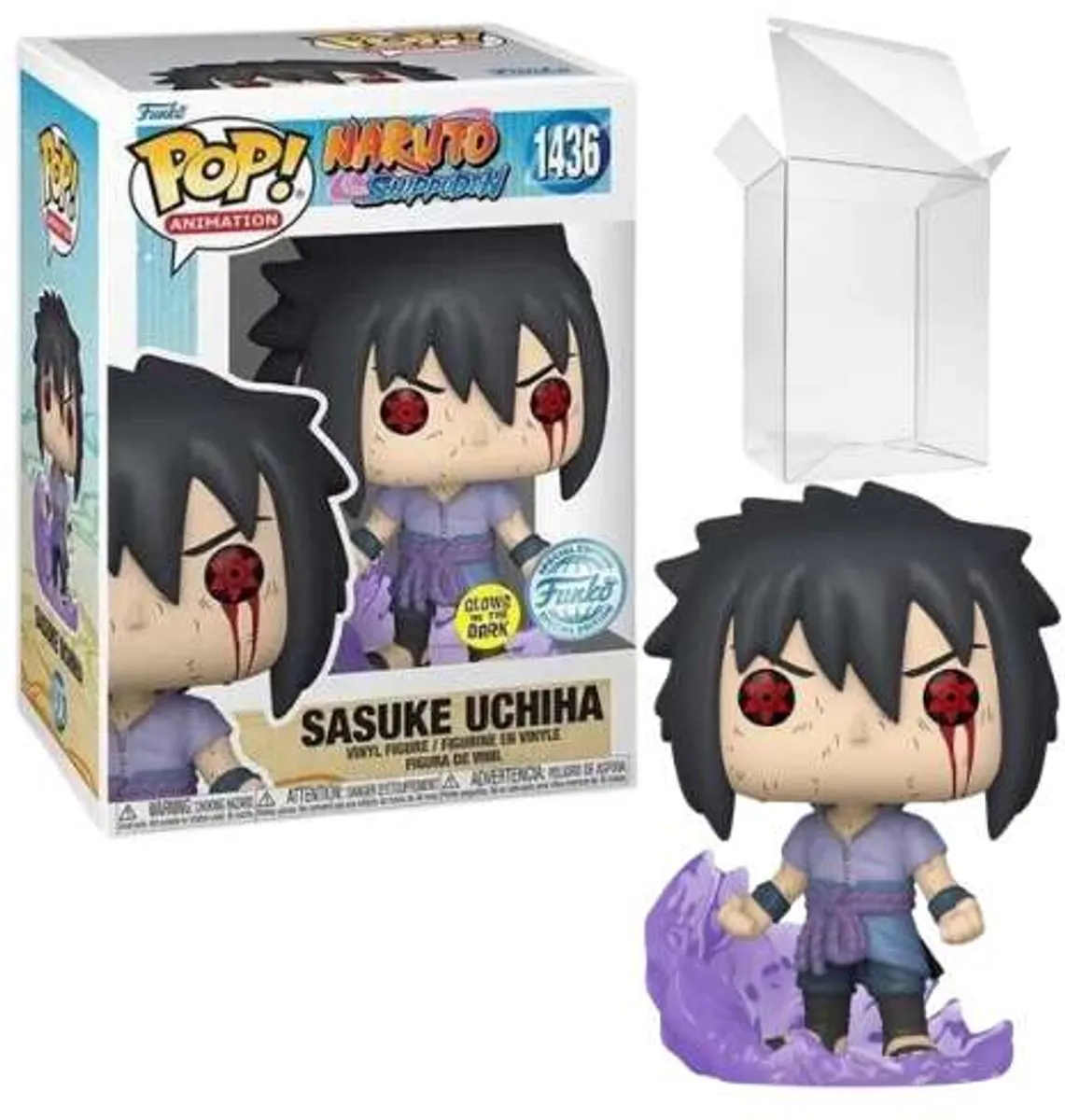 Funko Pop! Naruto Sasuke Amaterasu #1436 GITD
