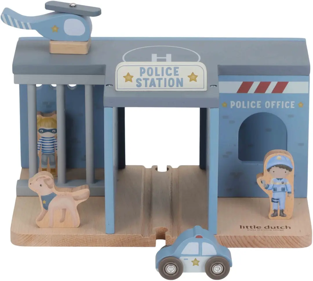 Little Dutch Politie Speelset FSC Hout - Meerkleurig