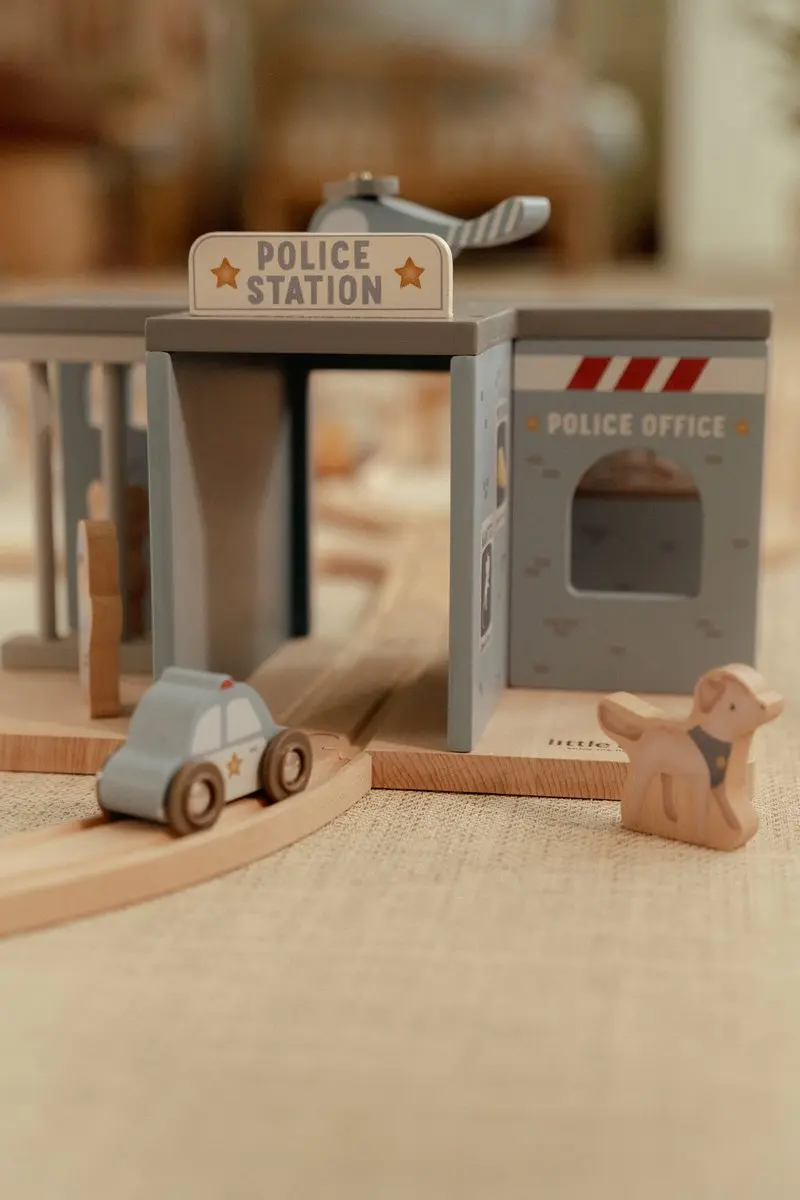 Little Dutch Politie Speelset FSC Hout - Meerkleurig