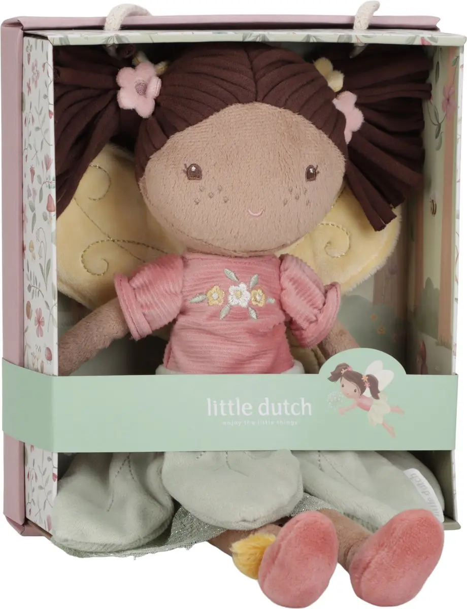 Little Dutch Knuffelpop Fairy Evi Roze