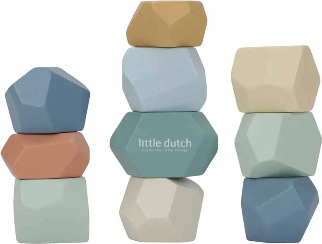 Little Dutch Stapelstenen Forest Friends FSC - 10-delig - Multi - afbeelding 3 van 6