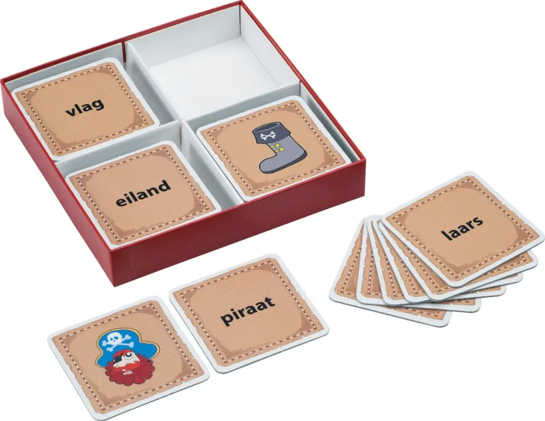 Fivelittlemonkeys Leren Lezen Memo-Spel PR-202101 - 2-4 Spelers