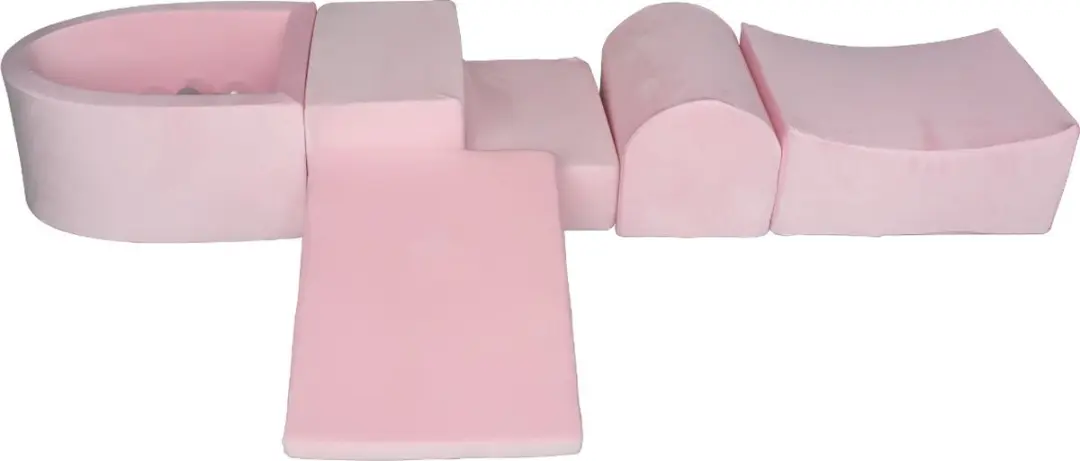 Born Lucky Ballenbak / Ballenbad Schip - 225 x 45 x 30 cm & 100 Ballen Ø6 cm- Velvet Roze