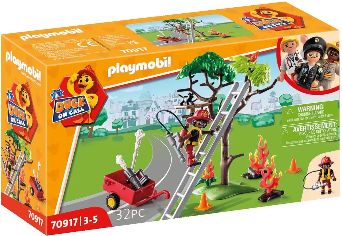 Playmobil Duck On Call Brandweeractie 70917